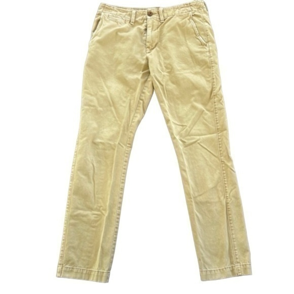 AMERICAN EAGLE Slim Chinos Khaki‎ Classic Preppy Size 32x34